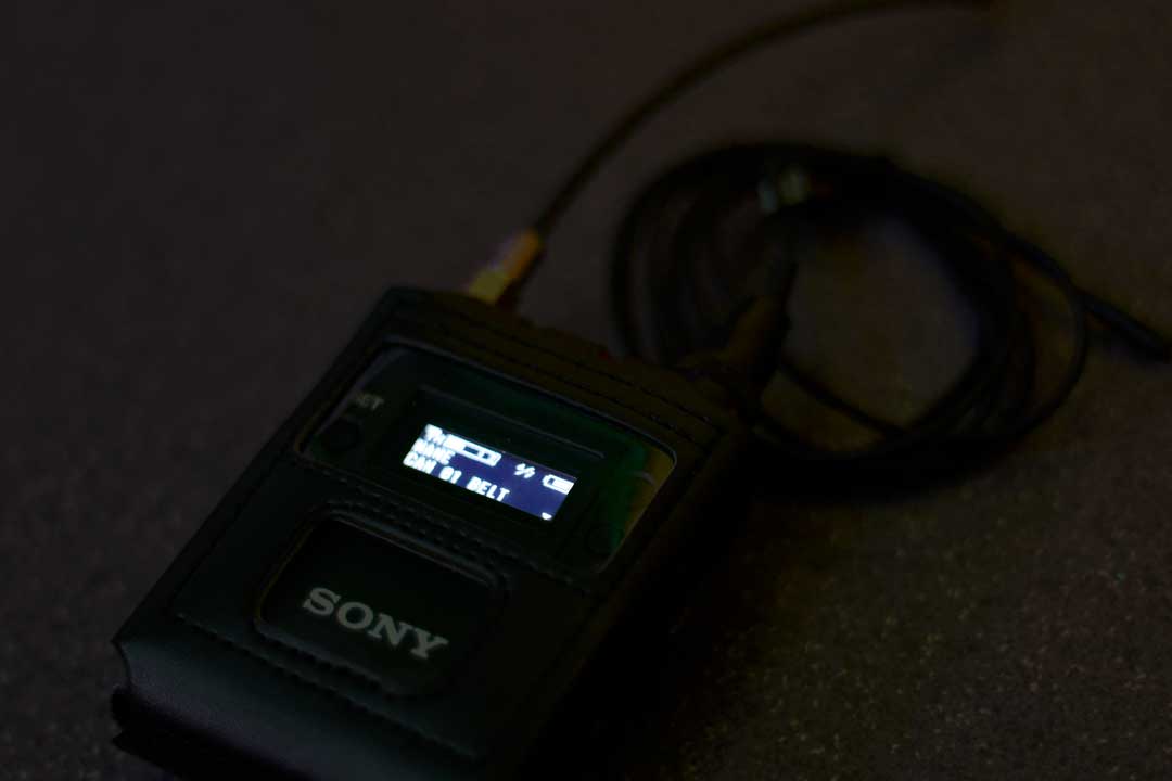 Sony mic belt